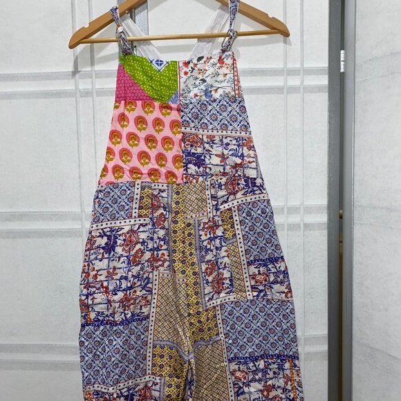 NWT - Anthropologie Let Me Be Patchwork Overalls - Picture 4 of 8